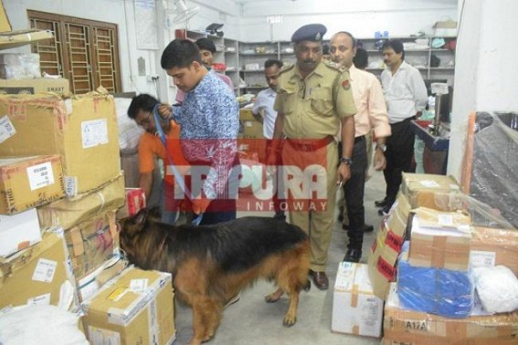 Police recover Ganja from Agartala Post Office